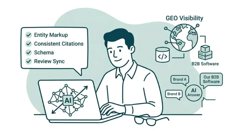 B2B Software AI Citation Playbook for GEO Visibility
