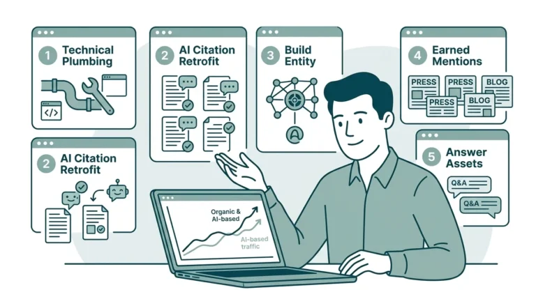 AI SEO Without a Content Team: 5 Levers That Work
